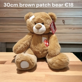 30cm brown patch bear
