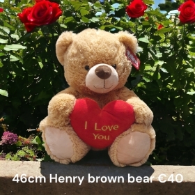 46cm Henry brown bear
