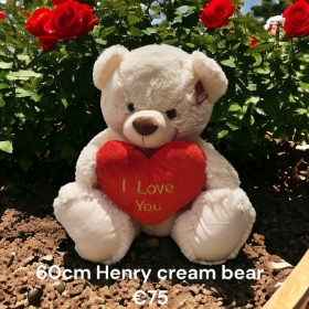 60 cm Henry cream bear