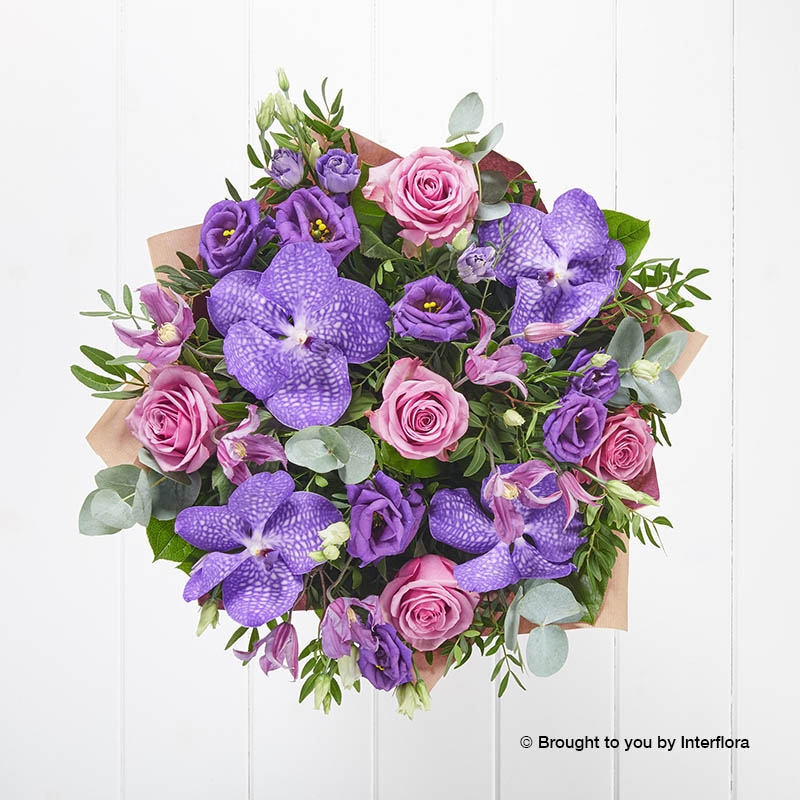 Midnight Purples Hand tied