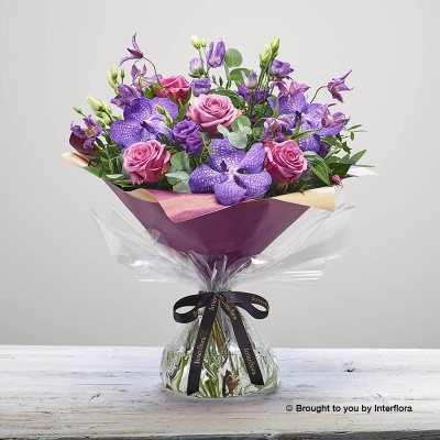 Midnight Purples Hand tied