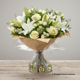 White Radiance Sympathy Hand tied