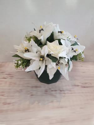 Artificial White Lillies