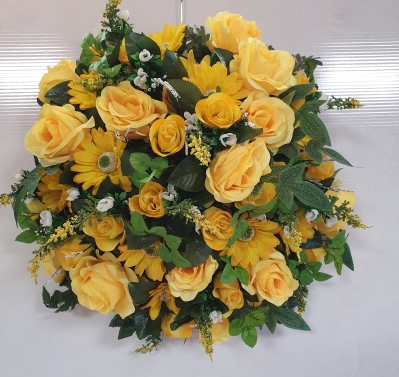 Artificial Yellow Posy