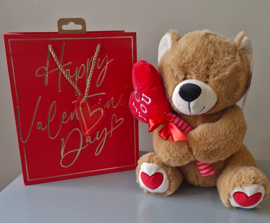 I Love you Bear in a Gift Bag