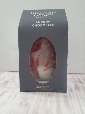 Luxury hand painted milk choc GLuten free egg