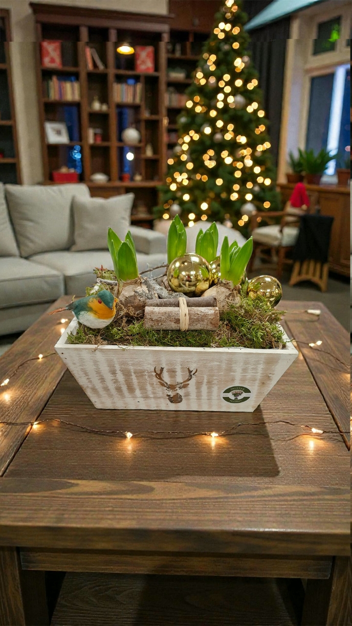 Robin & Hyacinth Planter