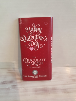 Valentines Day Gluten Free Milk Chocolate Bar