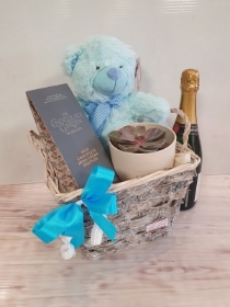Blue Gift Set with Bubbles