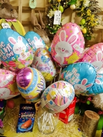 Easter stick balloon