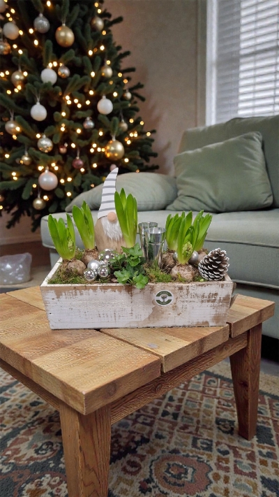 Hyacinth Trug Planter