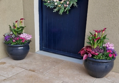 Large outdoor planters