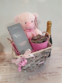 Pink Gift Set with Bubbles