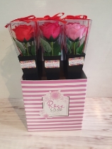 Beautifully Scented Single Soap Rose