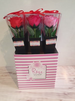 Beautifully Scented Single Soap Rose