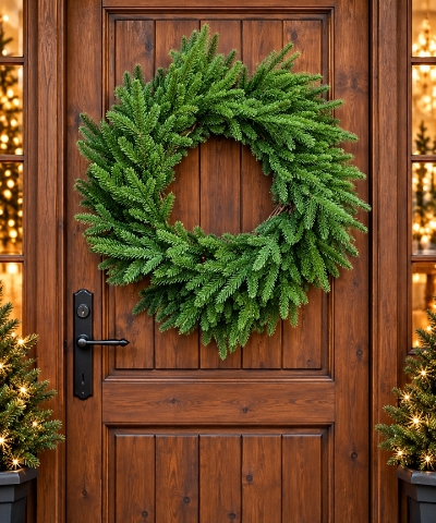 70cm pine wreath
